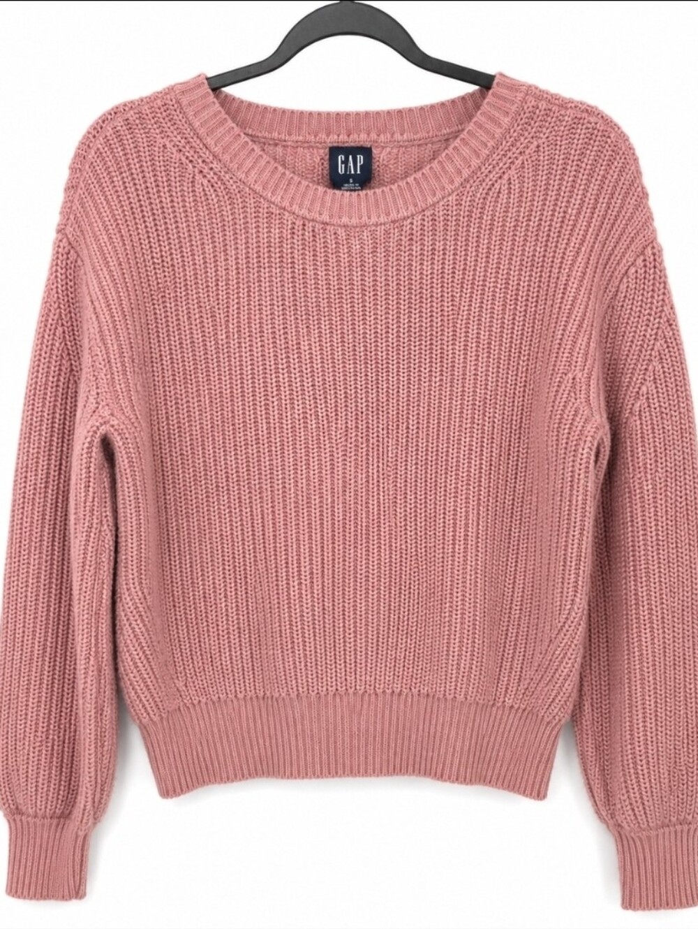 GAP Dusty Pink Chunky Knit Sweater Women's Small